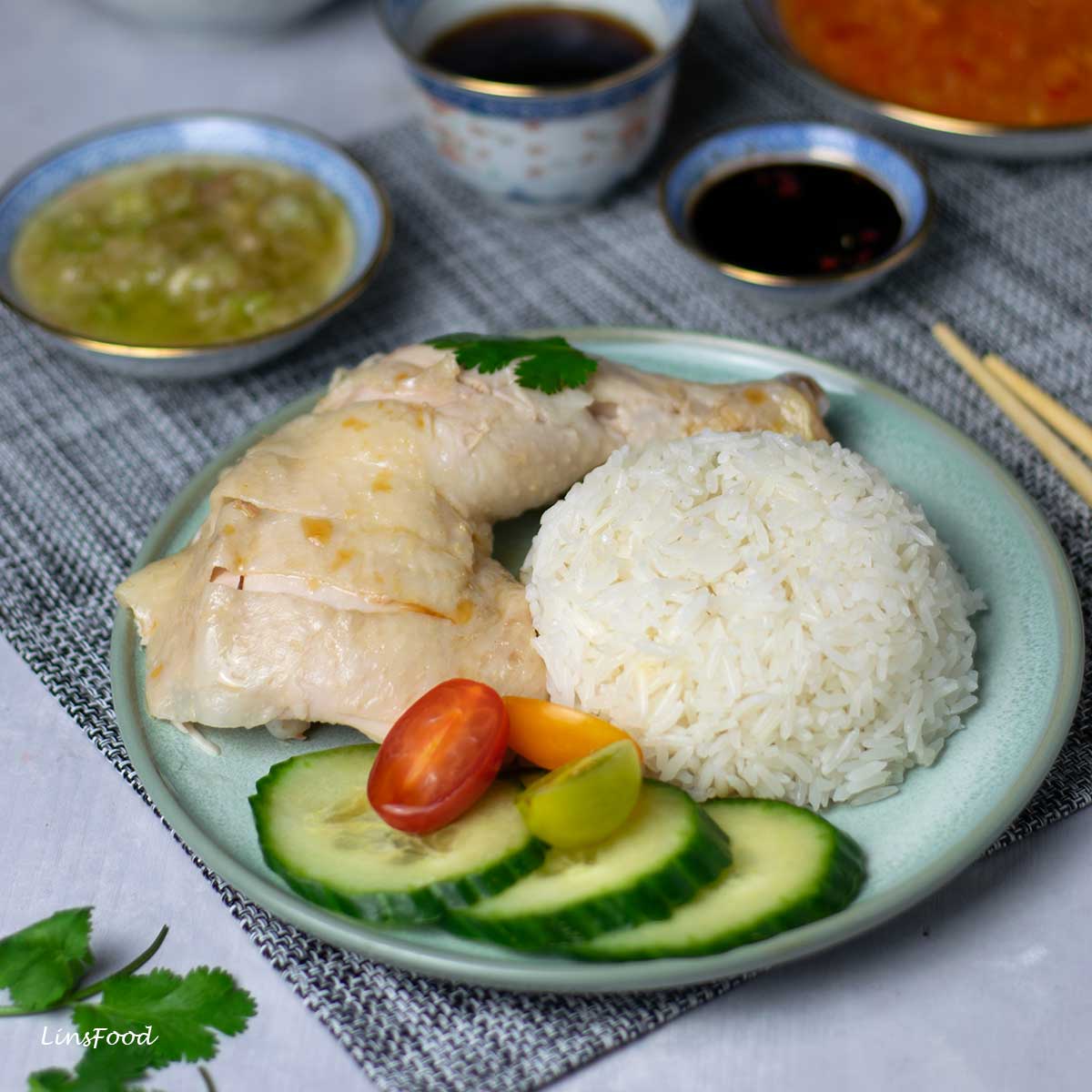 Hainanese Chicken Rice